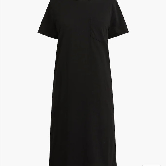 Black JCrew t-shirt dress. Medium. Short sleeved dress. - Picture 6 of 7